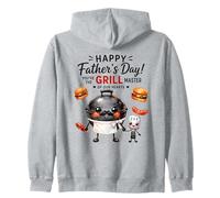 Happy Father's Day Grill Master Dad Zip Hoodie