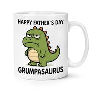 Happy Father's Day Grumpasaurus 10oz Mug Cup Dad Funny Grumpy Dinosaur