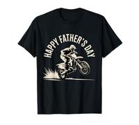 Happy Fathers Day Motocross Dad Dirt Bike Men T-Shirt