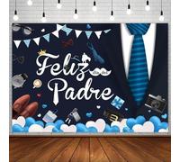 Happy Father's Day Photography Background Music Spanish El Mejor PapaDel Mundo I Love Dad Party Decorations Festival 300x200CM
