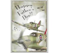 Happy Father's Day Spitfire Greetings Card
