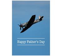 Happy Fathers Day Supermarine Spitfire Card DG100