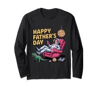 Happy Father's Day Time Travel Dad Mode Activated Long Sleeve T-Shirt