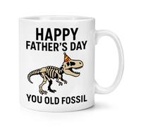 Happy Father's Day You Old Fossil 10oz Mug Cup Dad Funny Dinosaur