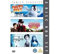 Happy Feet/Charlie And The Chocolate Factory/Corpse Bride [DVD] [2006]