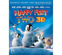 Happy Feet Two (Blu-ray 3D + Blu-ray + DVD + UV Copy)