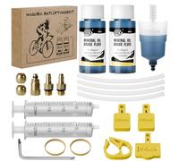 HAPPY FINDING Brake Bleed Kit for Magura Including 120ML Mineral Oil, Brake Fluid Hydraulic Disc Brakes Tool Set