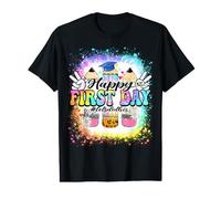Happy First Day Let's Do This Back to School Tie Dye Value Graphic T-Shirt