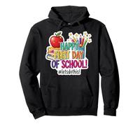 Happy First Day Of School #letsdothis New Student Teacher Pullover Hoodie
