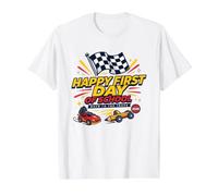 Happy First Day of School Value Graphic T-Shirt, Men, White, S