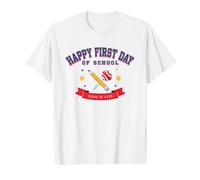 Happy First Day of School Value Graphic T-Shirt, Men, White, XL