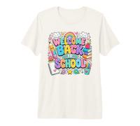 Happy First Day of School Welcome Students Ready to Learn Premium T-Shirt
