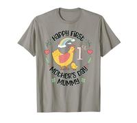 Happy First Mother's Day Chicken Chick Mom Design T-Shirt