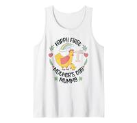 Happy First Mother's Day Chicken Chick Mom Design Tank Top
