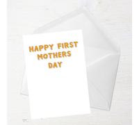 Happy First Mothers Day Greetings Card - Large Card