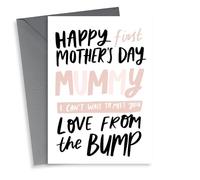 Happy First Mother's Day Mummy Love From The Bump Card