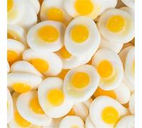 Happy Flowers, Fried Eggs, Bunnies Jelly Sweets Gluten Free - Easter Pick & Mix Sweets for easter egg hunt for kids gift (450g, Fried Eggs)