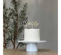 Happy Forty birthday cake Topper,Gold Acrylic Cake Topper,40th Birthday Party Cake Decorations,Hello 40th years old, Cheers to Fourty Years, Birthday Party Decorations