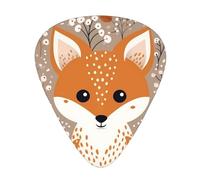 Happy Fox guitar pick set, 3 different thicknesses, 12 pieces for a variety of instruments