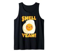 Happy Fried Egg Kawaii Breakfast Food Lover Tank Top