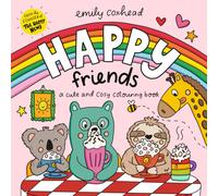 Happy Friends: A Cute and Cosy Colouring Book