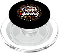 Happy Friendsgiving 2025 Friends & Family Fall Thanksgiving PopSockets PopGrip for MagSafe