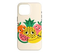 Happy Fruit Friends Cute Colorful Design Case for iPhone 16 Pro Max