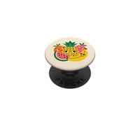 Happy Fruit Friends Cute Colorful Design PopSockets Adhesive PopGrip