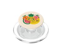 Happy Fruit Friends Cute Colorful Design PopSockets PopGrip for MagSafe