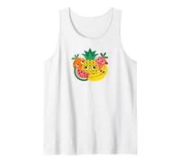 Happy Fruit Friends Cute Colorful Design Tank Top