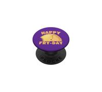 Happy Fry-Day Empanada Cute Food Pun Lover PopSockets Adhesive PopGrip