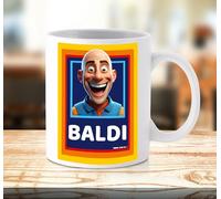 Happy Funny Baldi Gift Mug Funny Bald Man Cup Dad Stepdad Father Fathers Day Grandad Novelty Baldy Mens Boys Christmas Birthday by Trendy Gifts UK