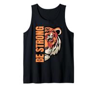 Happy Funny Life Wonderful Moment to Be Strong Matching Team Tank Top