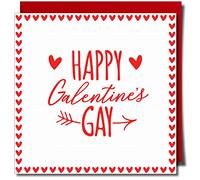 Happy Galentine's Day - Friend Galentine's Day card - Gay Greeting card - Queer card - LGBT card - Approx - 150mm x 150mm Premium Card