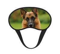 Happy German Shepherd Printed, Full Eye Covers Light Blocking Eye Masks Blackout Sleep Eye Muffs
