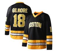 Happy Gilmore 18 Adam Sandler 1996 Black Ice Hockey Jersey Men S-3XL, Black, S