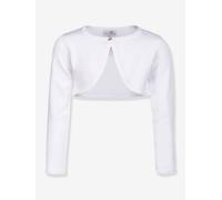 Happy Girls bolero with scalloped edge for girl white