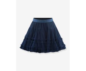 Happy Girls tiered tulle skirt for girl deep blue