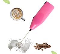 Happy Gizmos Handheld Milk Frother | Coffee and Cappuccino Automatic Mixer, Battery Milk Foamer, Electric Milk Frother Matcha & Milkshake Whisk (Pink)