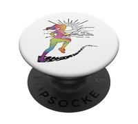 Happy Global Running Day World Runner's Month Run Girl Queen PopSockets Adhesive PopGrip