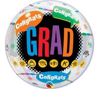 Happy Graduation Congrats 22"/56Cm Bubble Balloon