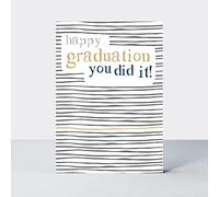 Happy Graduation You Did It Greetings Card, 11 x 17 cm, EBBA13