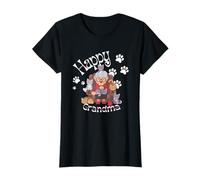 Happy Grandma with Many Little Kitties T-Shirt