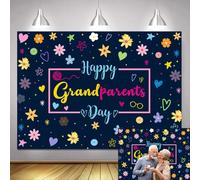 Happy Grandparents Day Backdrop 7x5ft Photo Booth Party Decor