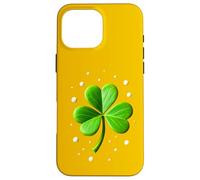 Happy Green Shamrock St Paddy's Case for iPhone 16 Pro Max