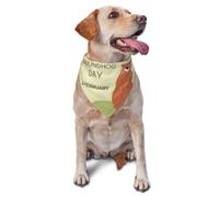 Happy Groundhog Day Dog Bandanas Triangle Bibs Pet Scarf For Small Medium Large Dogs And Cat