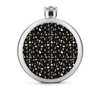 Happy Groundhog Day Pattern Flask for Liquor Portable Wine Bottle Cute Stainless Steel Holsters Flasks