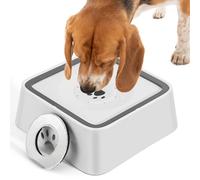 HAPPY HACHI 70oz/2L Dog Water Bowl, Slow Drink Non-Spill Water Bowl with Filter, Vehicle Carried Non-Slip Splash Free Water Bowl for Dogs Cats Pets
