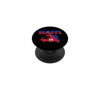 Happy Haitian Flag Day Cool Haiti Flag Map Haitian Pride PopSockets Adhesive PopGrip