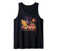 Happy HalloThankMas Witch Cornucopia Gifts Tank Top